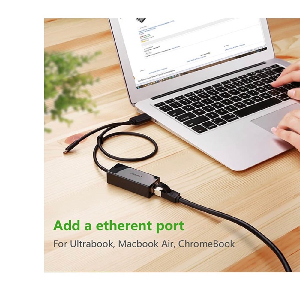 2x 👯♀️Host Pick⚡️UGREEN 30219 USB2.0 EthernetNetwork Adapter w/OTG - Picture 3 of 12